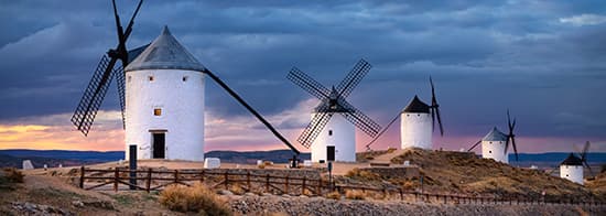 Spanien Windmühlen