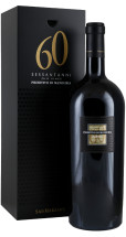 Doppelmagnum (3,0 L) San Marzano Sessantanni 60 anni Primitivo di Manduria 2020 in 1er OHK
