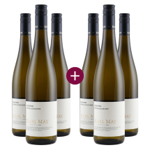 3+3 Karl May Riesling Sonne & Kalk trocken 2025 | KI-generiert
