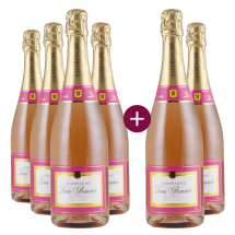 4+2 Champagne Louis Bouvier Brut Rosé | KI-generiert