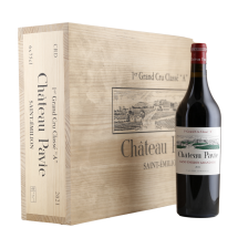 6 Flaschen Château Pavie 2021 in original Holzkiste