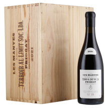 6 Flaschen Terroir al Limit Les Manyes 2021 in original Holzkiste