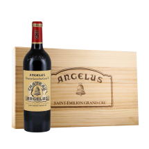 6 Fl. Château Angélus 2023 (Subskription) + original Holzkiste | KI-generiert