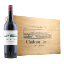 6 Fl. Château Pavie 2021 + original Holzkiste | KI-generiert