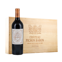 6 Fl. Château Pichon-Longueville-Baron 2023 (Subskription) + original Holzkiste | KI-generiert