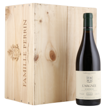 6 Fl. Famille Perrin L'Argnée Vieilles Vignes Gigondas 2023 + original Holzkiste | KI-generiert