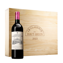 6 Fl. La Chapelle de la Mission Haut-Brion 2023 + original Holzkiste | KI-generiert
