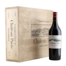 6 Flaschen Château Pavie 2021 in original Holzkiste