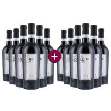 6+6 The Choc Zin Primitivo di Manduria 2024 + versandkostenfrei (D) | KI-generiert