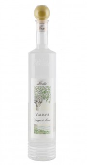 Piemont | Berta Grappa Valdavi Moscato | 700 ml | Detailansicht Flasche | online kaufen