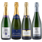 4er-Champagner-Paket + versandkostenfrei (D) | KI-generiert