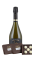 Geschenkpaket Champagner (1*Wein + 2* Schokolade im Geschenkkarton)