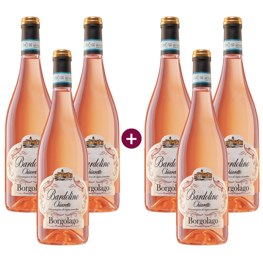 Produktbild zu 3+3 Borgolago Bardolino Chiaretto Rosato 2024 von Cantina Delibori - Borgolago