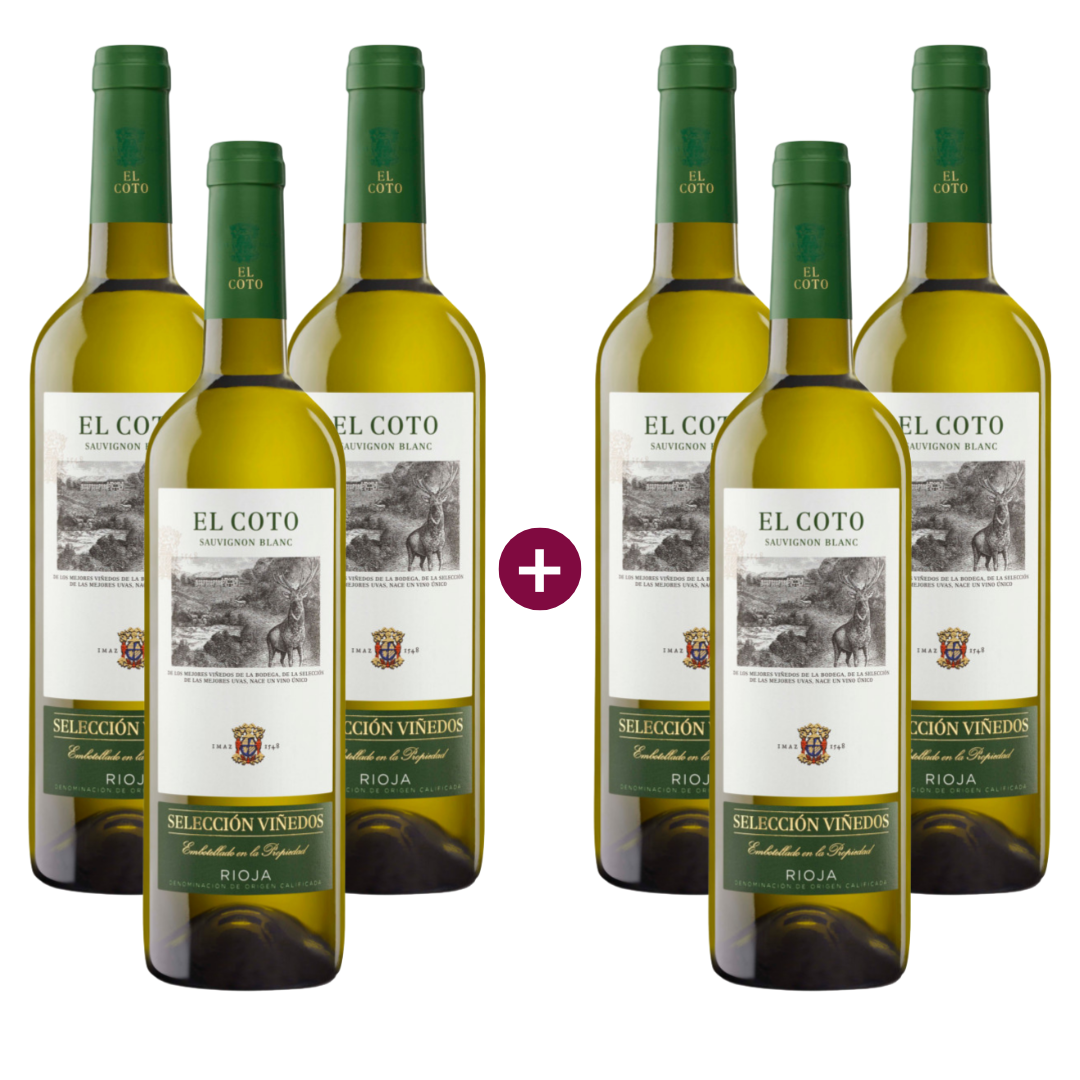 Produktbild zu 3+3 El Coto Selección Viñedos Sauvignon Blanc 2023 von El Coto de Rioja