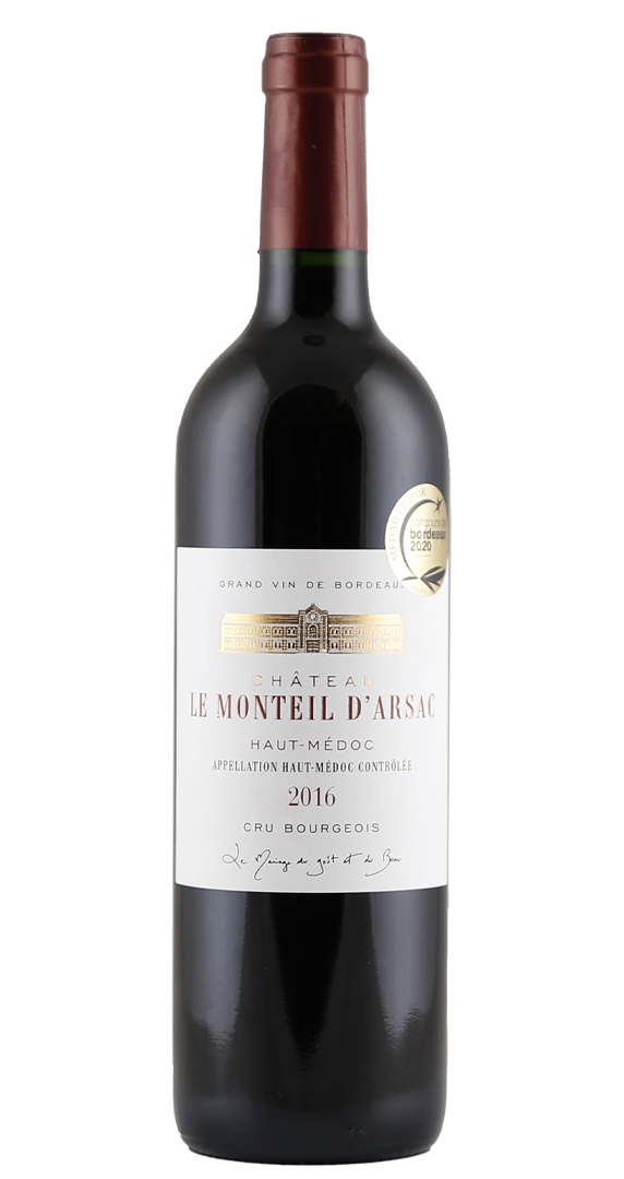 Château Monteil d%27Arsac Haut-Médoc Cru Bourgeois 2016 FR011434 Silkes Weinkeller DE