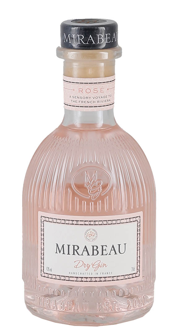 Produktbild zu Mirabeau Dry Rosé Gin (0,2 L) von 