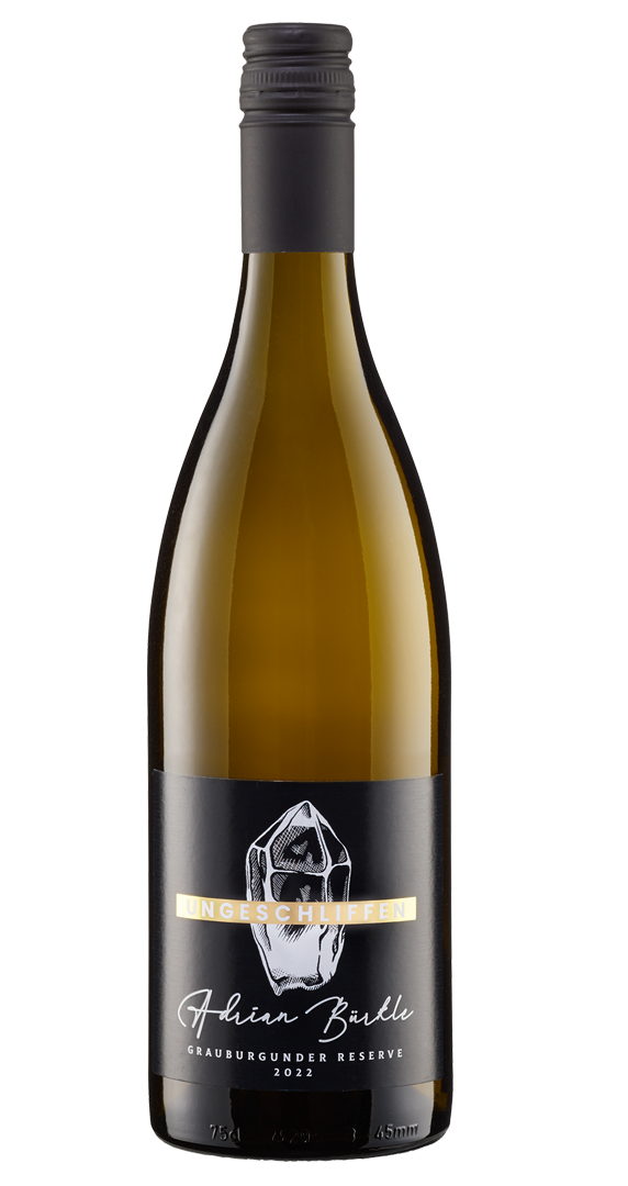 Ungeschliffen Grauburgunder Reserve von Adrian Bürkle 2022 DL39926 Silkes Weinkeller DE