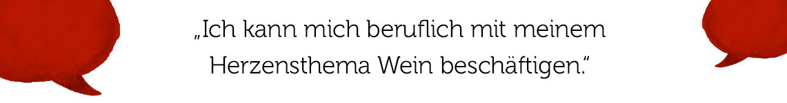 Silkes Weinkeller Andrea zitat beitrag 1 Ich kann mich beruflich mit meinem Herzensthema Wein beschäftigen.
