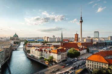 Panorama von Berlins Skyline