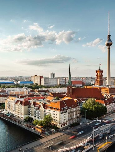 Panorama von Berlins Skyline